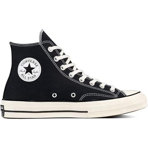 Converse Women's All Star '70s High Top Sneakers, Black Egret, Men 5.5 Women 7.5 - Picture 1 of 7